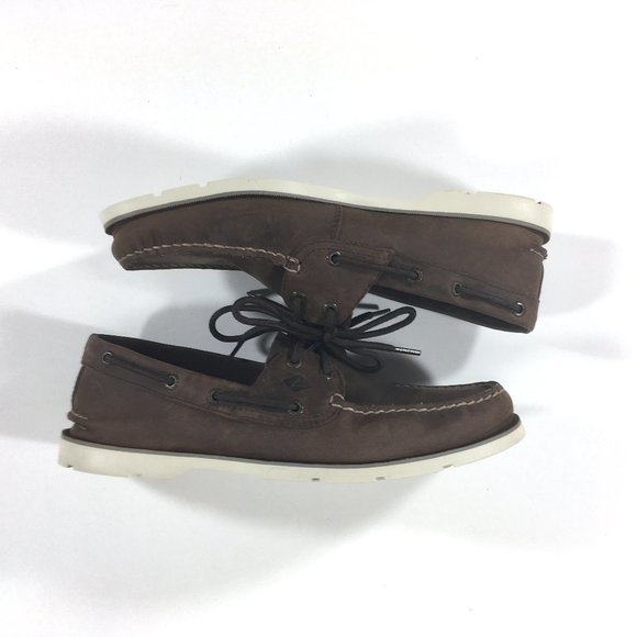 Sperry Top Sider Original 2-Eye Boat Shoes Mens Sz 10.5M Brown Leather STS22023 main image 9